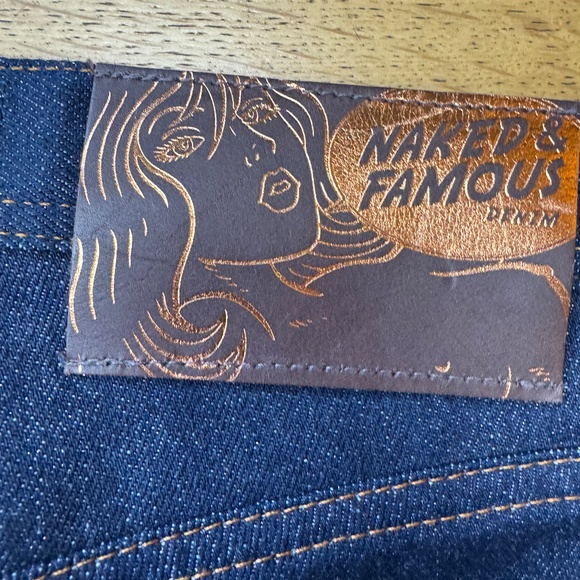 Naked & Famous Weird Guy Copperhead Selvedge Jeans 28x31 - Picture 4 of 7